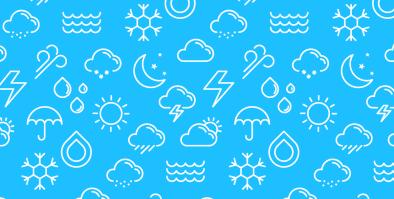 Image of various weather symbols