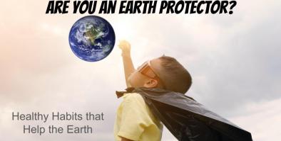 A boy saving the earth 