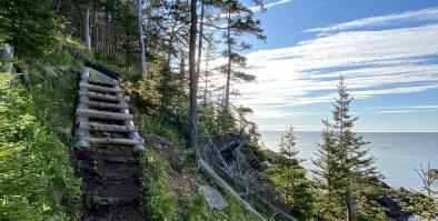 trail on cutler coast