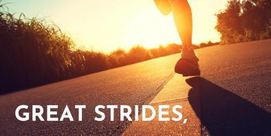 Great Strides, Good Vibes Logo