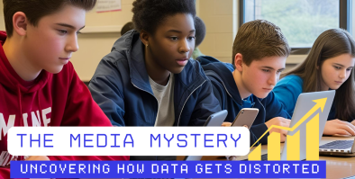 A title image The Media Mystery: Uncovering How Data Gets Distorted