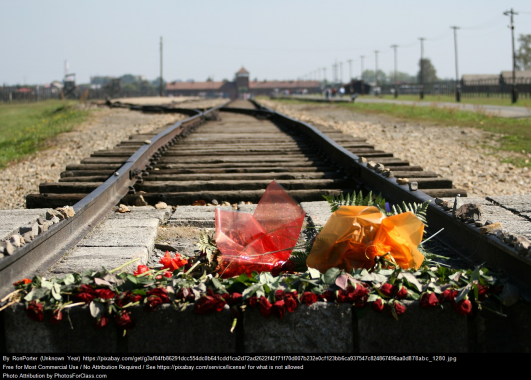 Flowers on a Concentration Camp Railroad